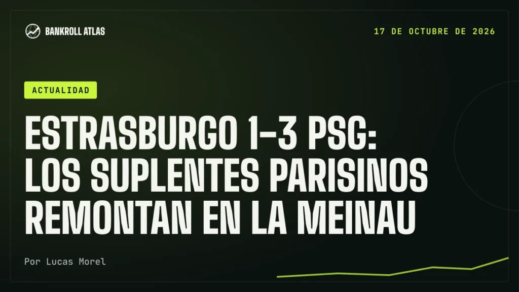 Estrasburgo 1-3 PSG: los suplentes parisinos remontan en la Meinau