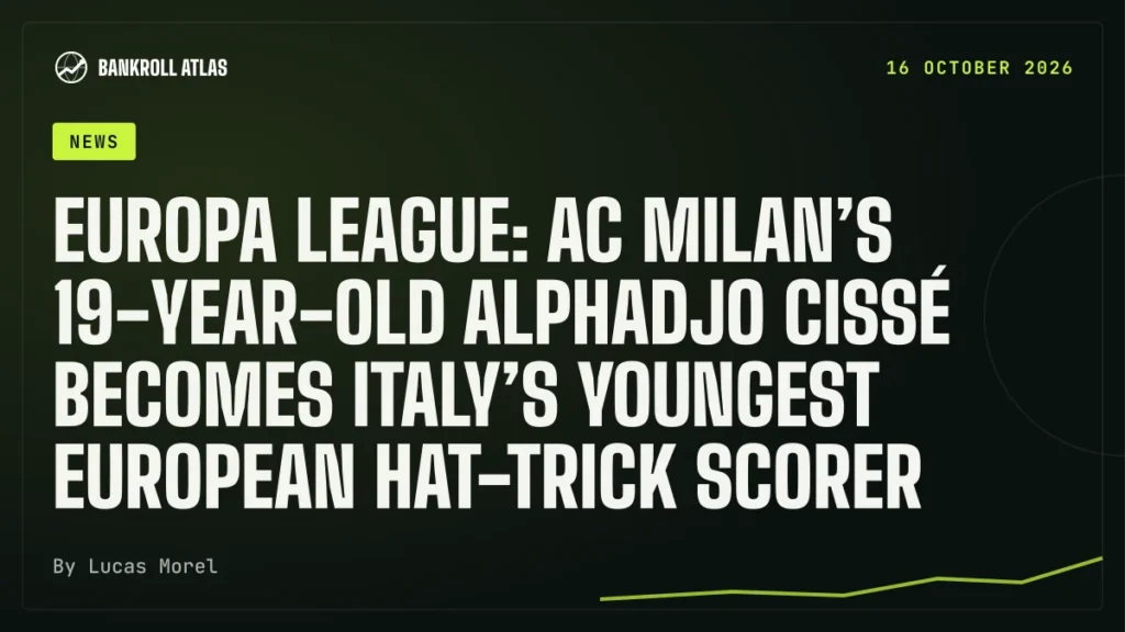 Europa League: AC Milan’s 19-year-old Alphadjo Cissé becomes Italy’s youngest European hat-trick scorer
