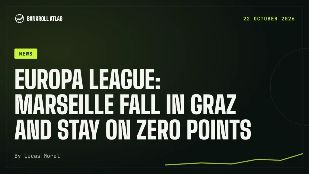 Europa League: Marseille fall in Graz and stay on zero points