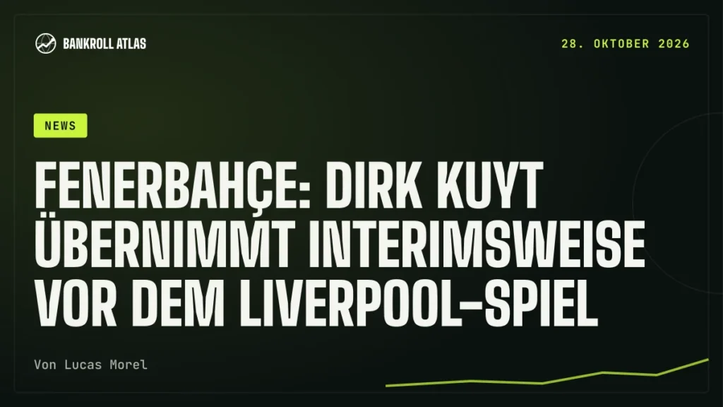 Fenerbahçe: Dirk Kuyt übernimmt interimsweise vor dem Liverpool-Spiel