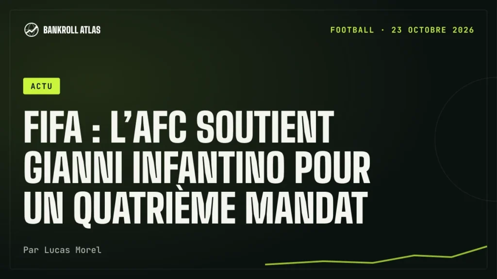 FIFA : l’AFC soutient Gianni Infantino pour un quatrième mandat