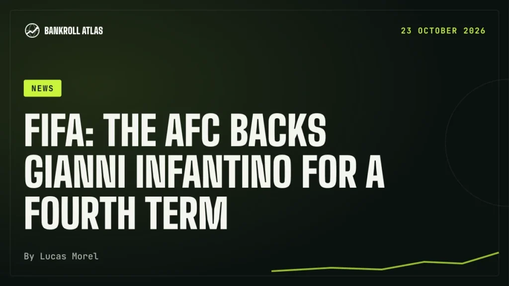FIFA: the AFC backs Gianni Infantino for a fourth term