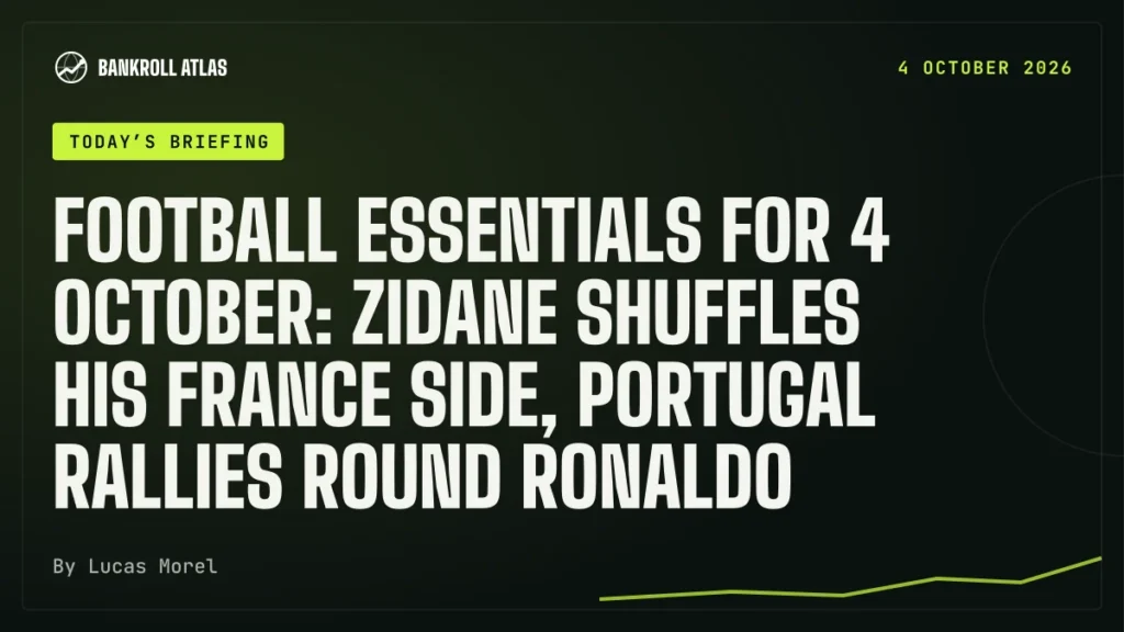 Football essentials for 4 October: Zidane shuffles his France side, Portugal rallies round Ronaldo