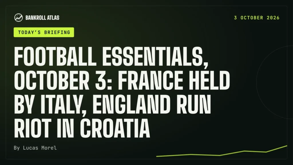 Football essentials, October 3: France held by Italy, England run riot in Croatia