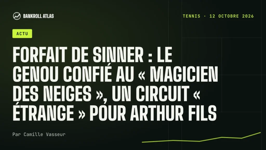 Forfait de Sinner : le genou confié au « magicien des neiges », un circuit « étrange » pour Arthur Fils