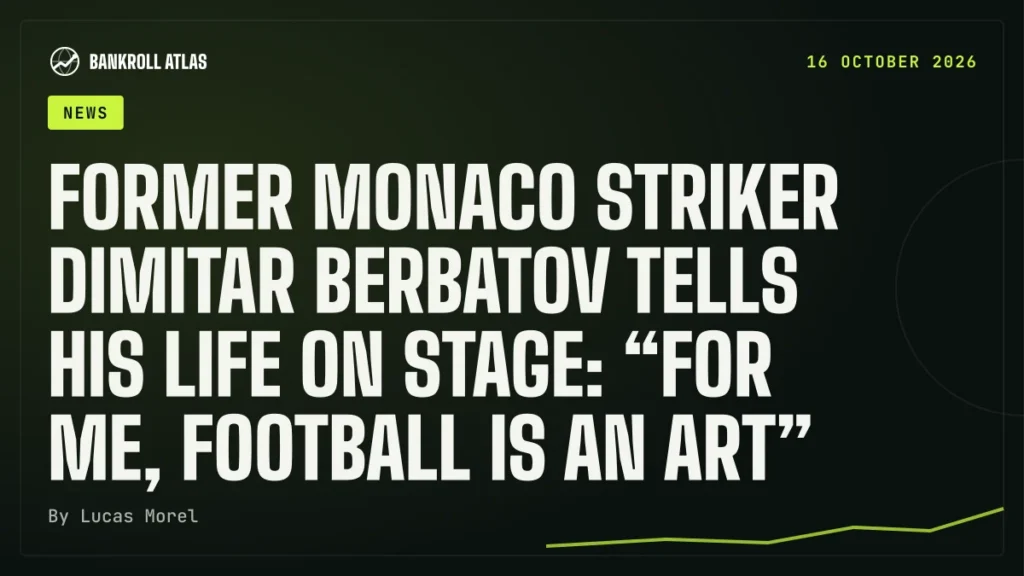 Former Monaco striker Dimitar Berbatov tells his life on stage: “For me, football is an art”