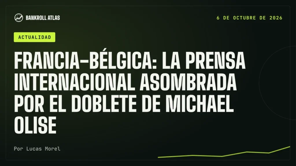 Francia-Bélgica: la prensa internacional asombrada por el doblete de Michael Olise