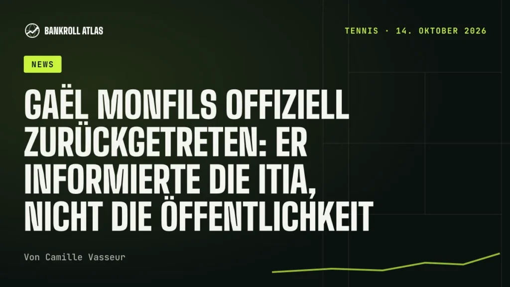Gaël Monfils offiziell zurückgetreten: Er informierte die ITIA, nicht die Öffentlichkeit