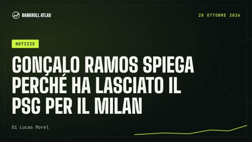 Gonçalo Ramos spiega perché ha lasciato il PSG per il Milan