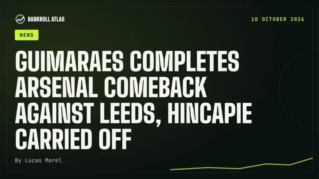 Guimaraes completes Arsenal comeback against Leeds, Hincapie carried off