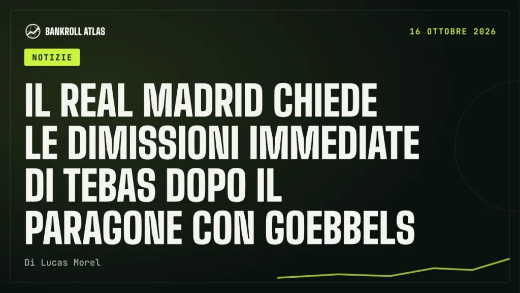 Il Real Madrid chiede le dimissioni immediate di Tebas dopo il paragone con Goebbels