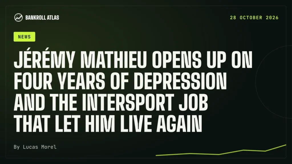 Jérémy Mathieu opens up on four years of depression and the Intersport job that let him live again