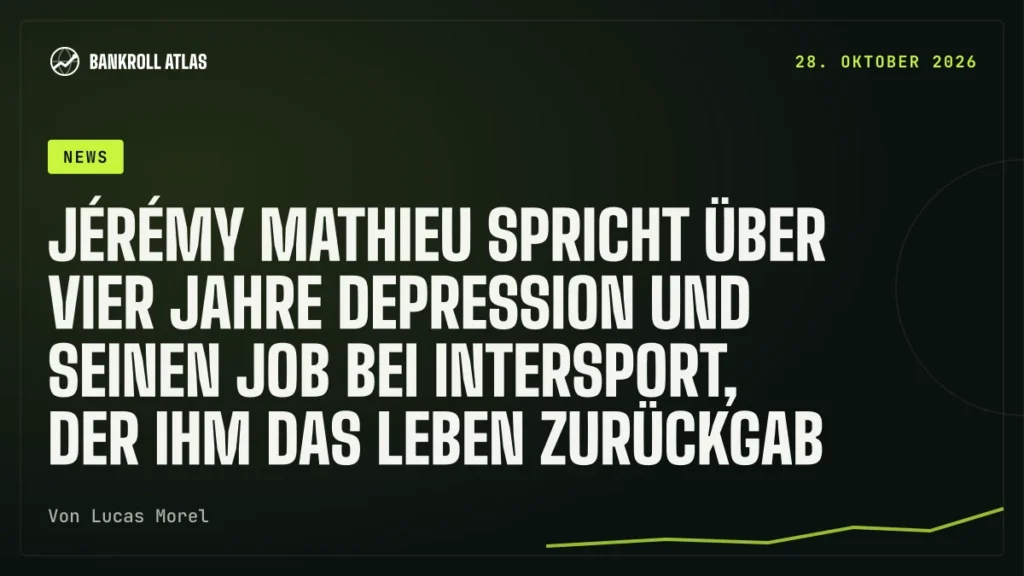Jérémy Mathieu spricht über vier Jahre Depression und seinen Job bei Intersport, der ihm das Leben zurückgab