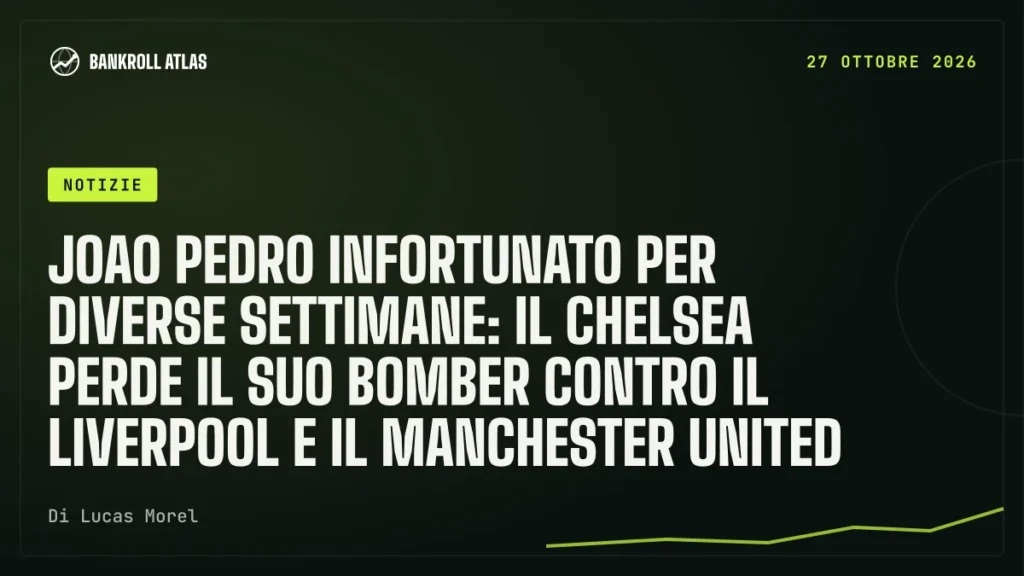 Joao Pedro infortunato per diverse settimane: il Chelsea perde il suo bomber contro il Liverpool e il Manchester United