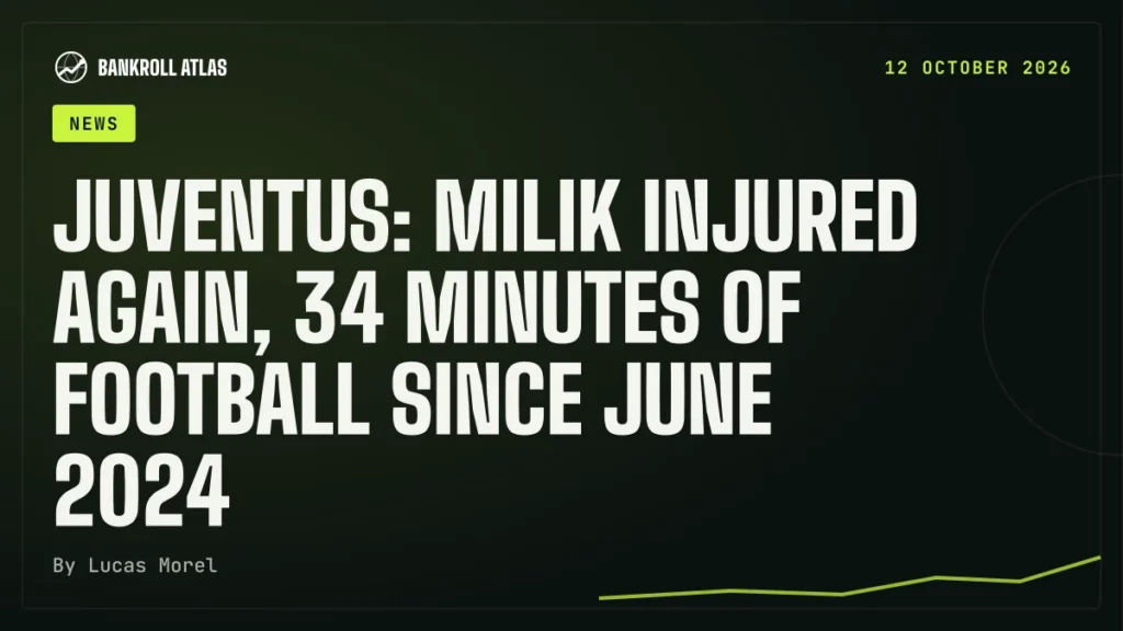 Juventus: Milik injured again, 34 minutes of football since June 2024