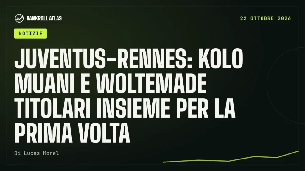 Juventus-Rennes: Kolo Muani e Woltemade titolari insieme per la prima volta