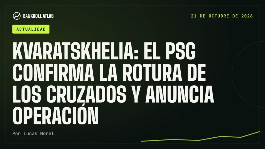 Kvaratskhelia: el PSG confirma la rotura de los cruzados y anuncia operación
