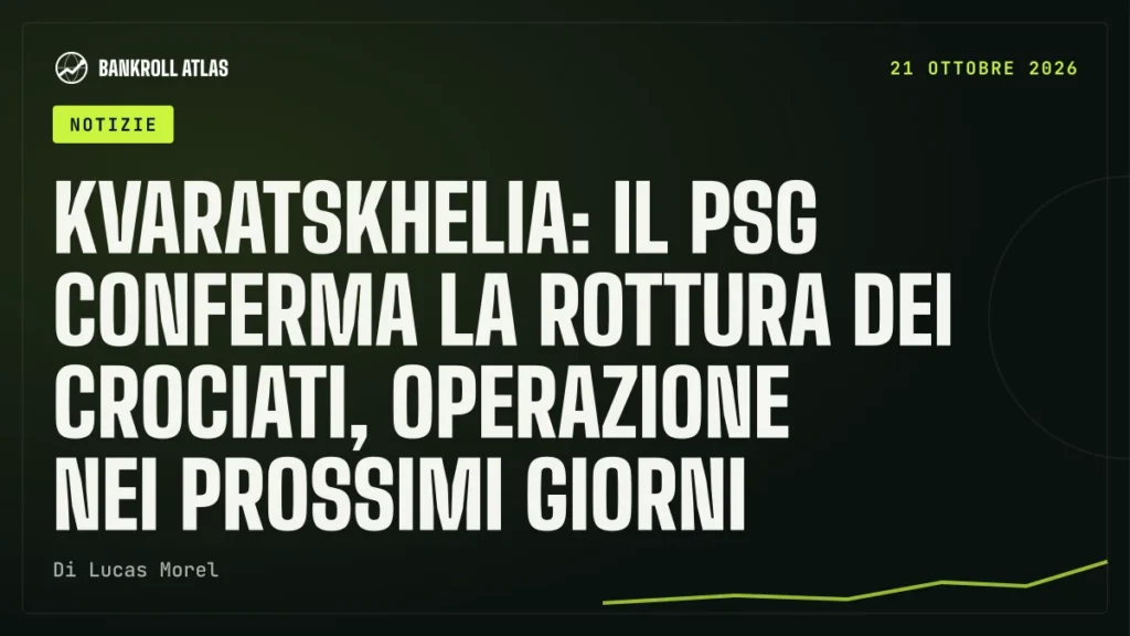 Kvaratskhelia: il PSG conferma la rottura dei crociati, operazione nei prossimi giorni