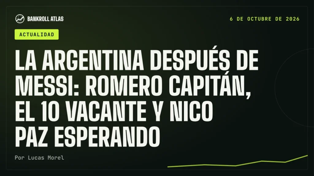 La Argentina después de Messi: Romero capitán, el 10 vacante y Nico Paz esperando