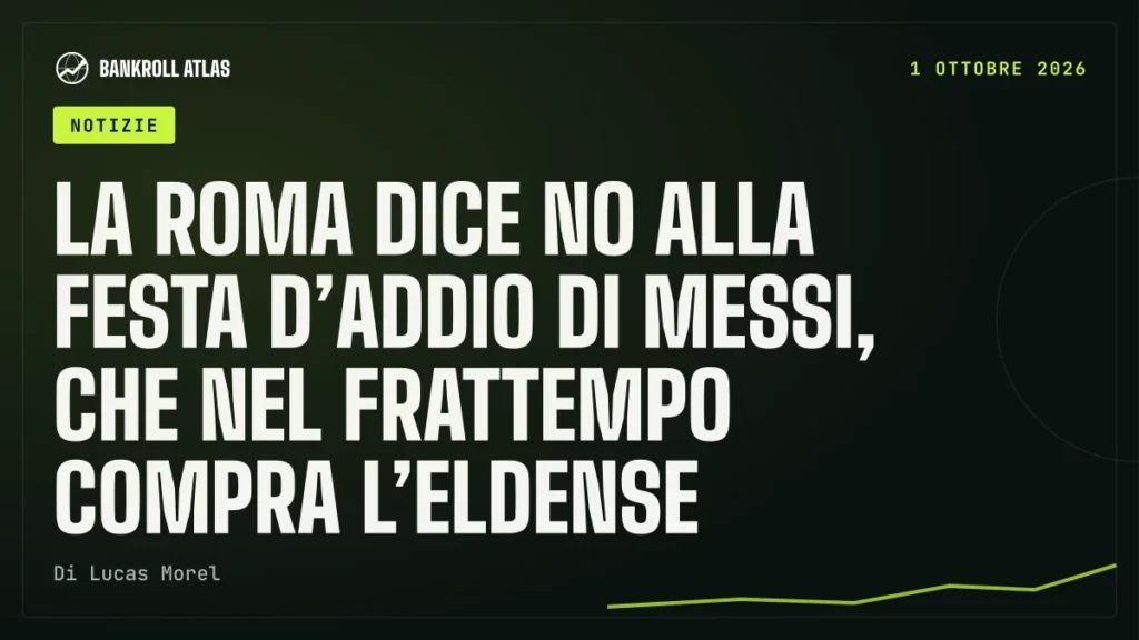 La Roma dice no alla festa d’addio di Messi, che nel frattempo compra l’Eldense