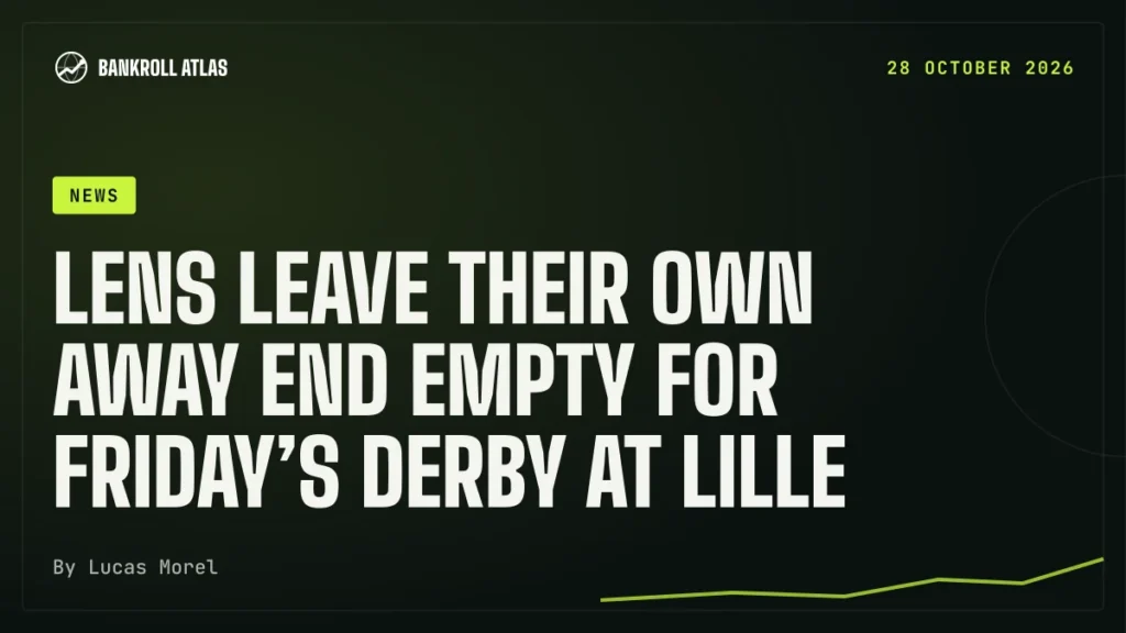 Lens leave their own away end empty for Friday’s derby at Lille