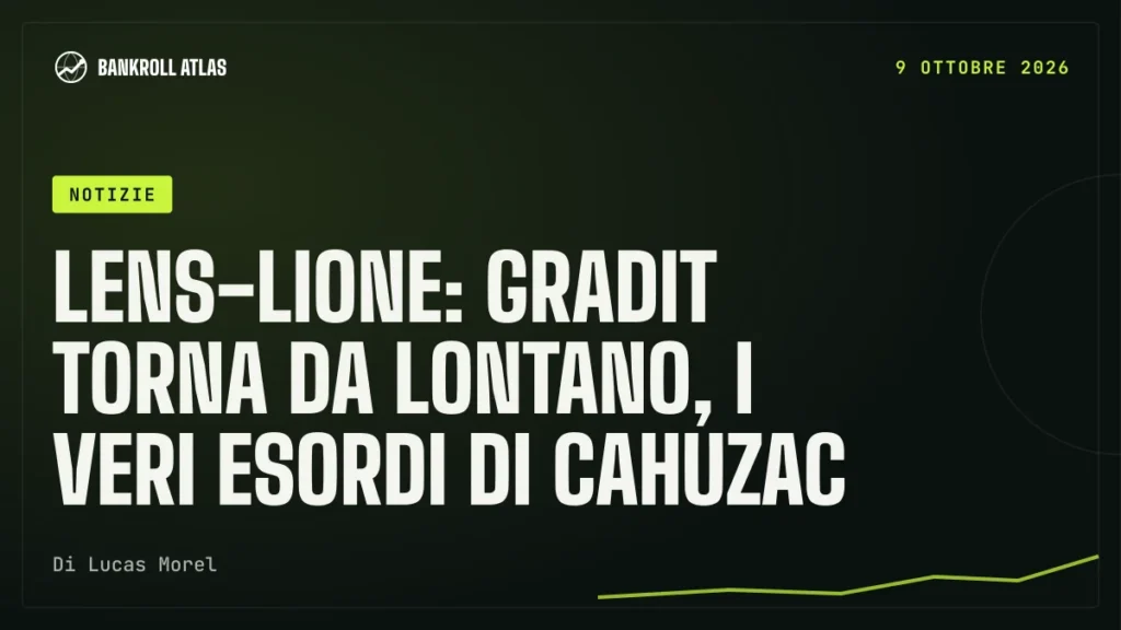 Lens-Lione: Gradit torna da lontano, i veri esordi di Cahuzac