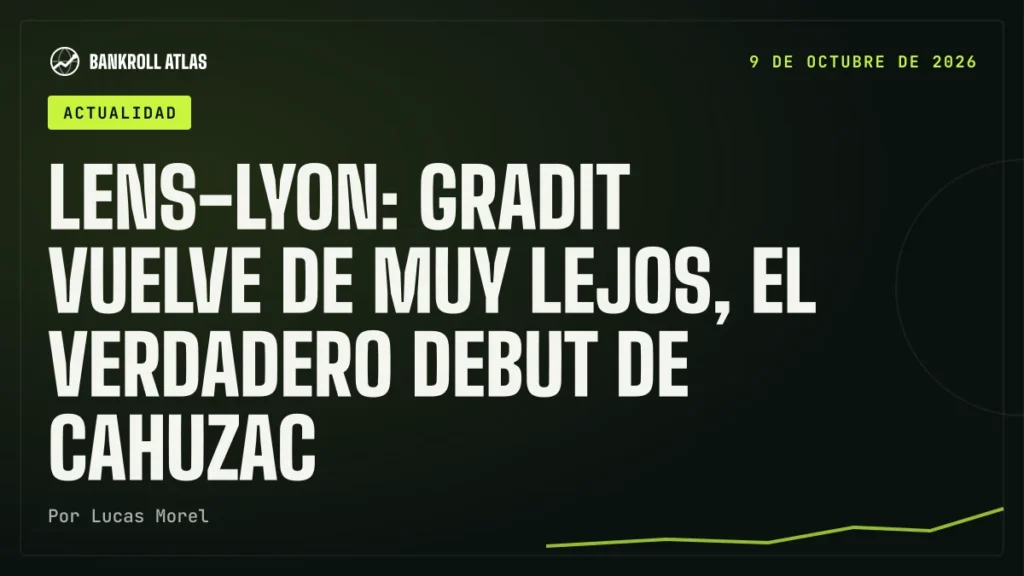 Lens-Lyon: Gradit vuelve de muy lejos, el verdadero debut de Cahuzac