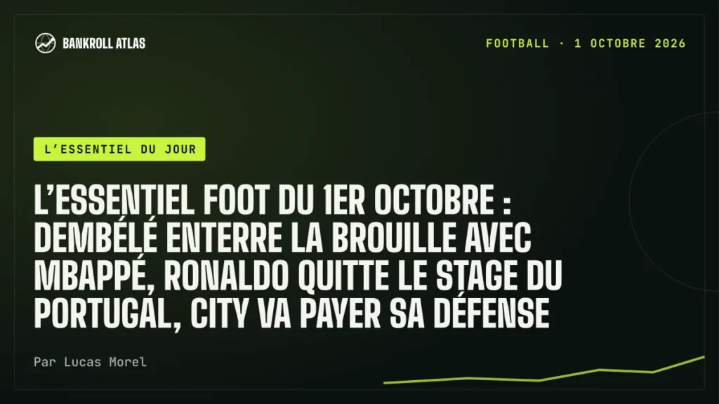 L’essentiel foot du 1er octobre : Dembélé enterre la brouille avec Mbappé, Ronaldo quitte le stage du Portugal, City va payer sa défense