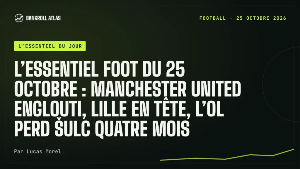 L’essentiel foot du 25 octobre : Manchester United englouti, Lille en tête, l’OL perd Šulc quatre mois