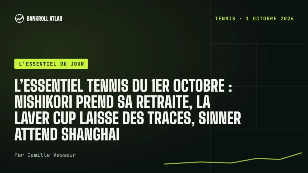 L’essentiel tennis du 1er octobre : Nishikori prend sa retraite, la Laver Cup laisse des traces, Sinner attend Shanghai