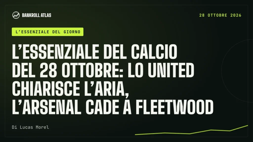 L’essenziale del calcio del 28 ottobre: lo United chiarisce l’aria, l’Arsenal cade a Fleetwood