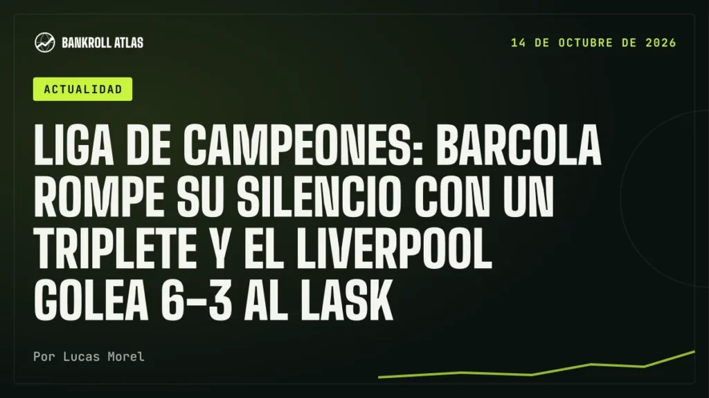 Liga de Campeones: Barcola rompe su silencio con un triplete y el Liverpool golea 6-3 al LASK