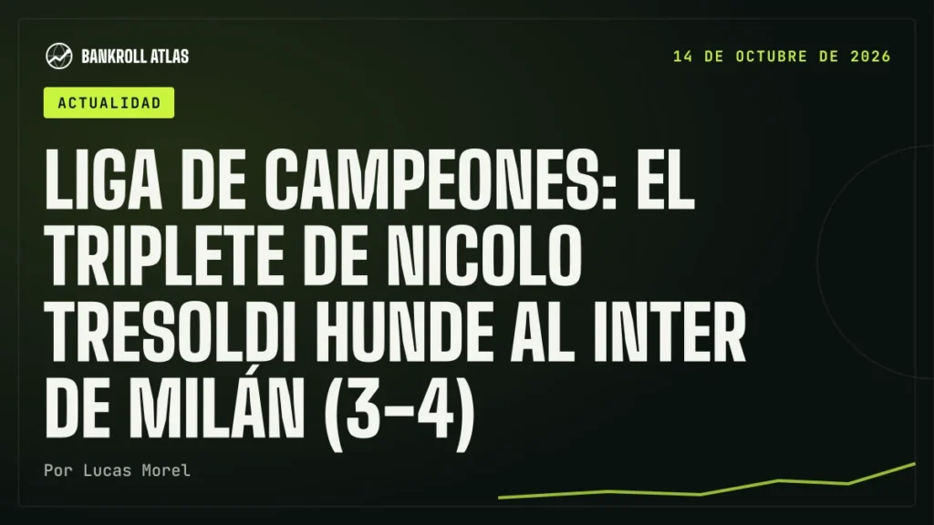 Liga de Campeones: el triplete de Nicolo Tresoldi hunde al Inter de Milán (3-4)