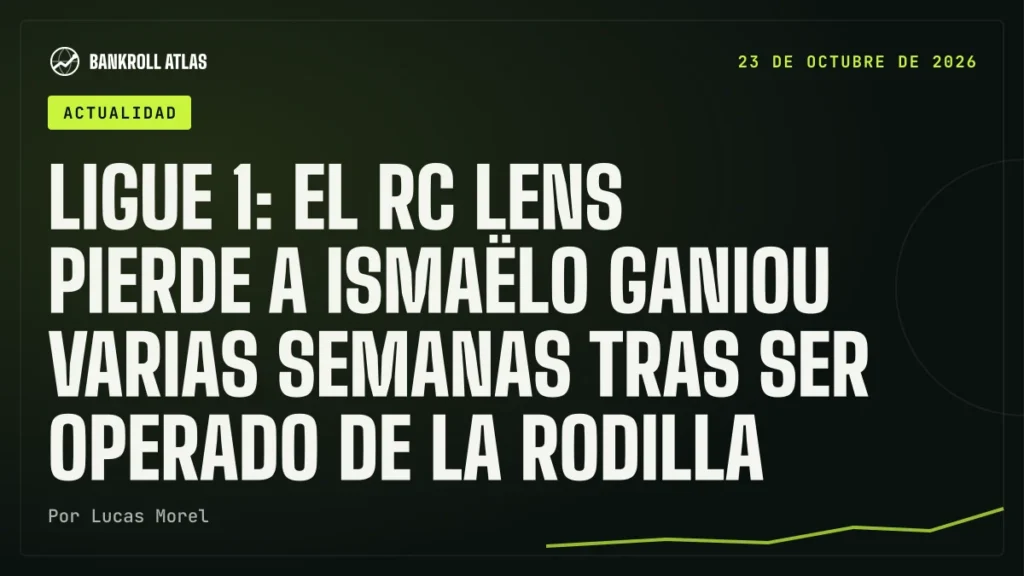 Ligue 1: el RC Lens pierde a Ismaëlo Ganiou varias semanas tras ser operado de la rodilla