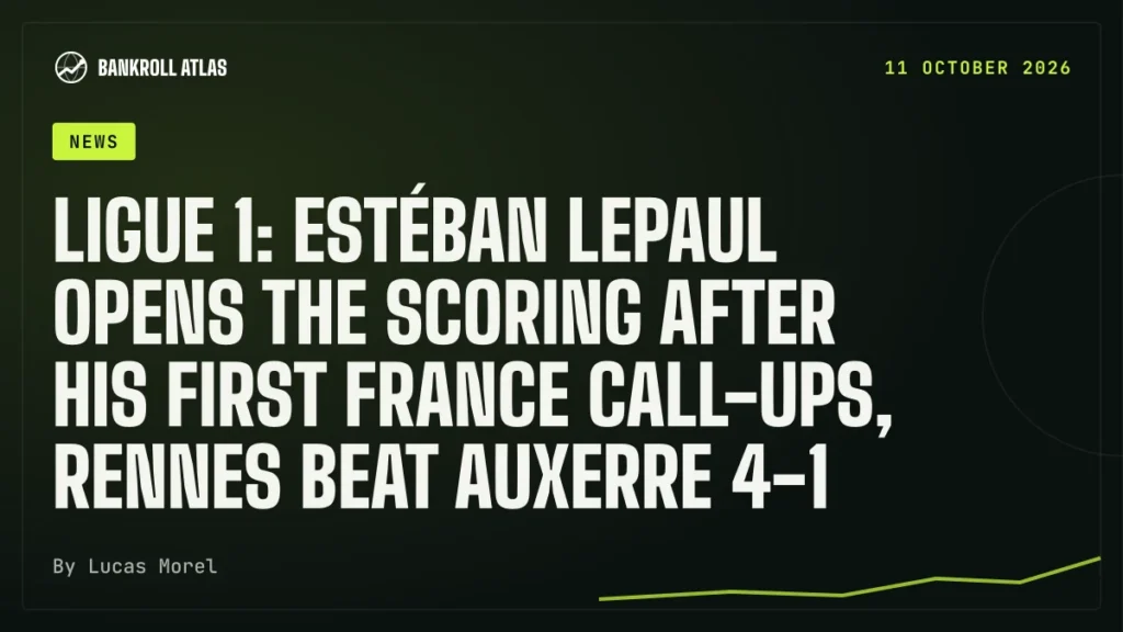 Ligue 1: Estéban Lepaul opens the scoring after his first France call-ups, Rennes beat Auxerre 4-1