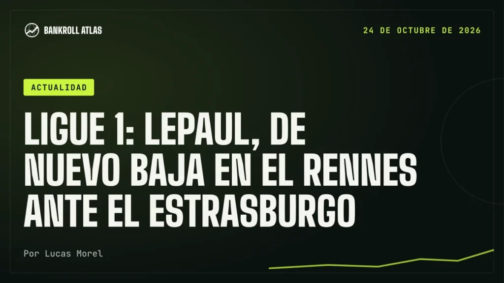 Ligue 1: Lepaul, de nuevo baja en el Rennes ante el Estrasburgo