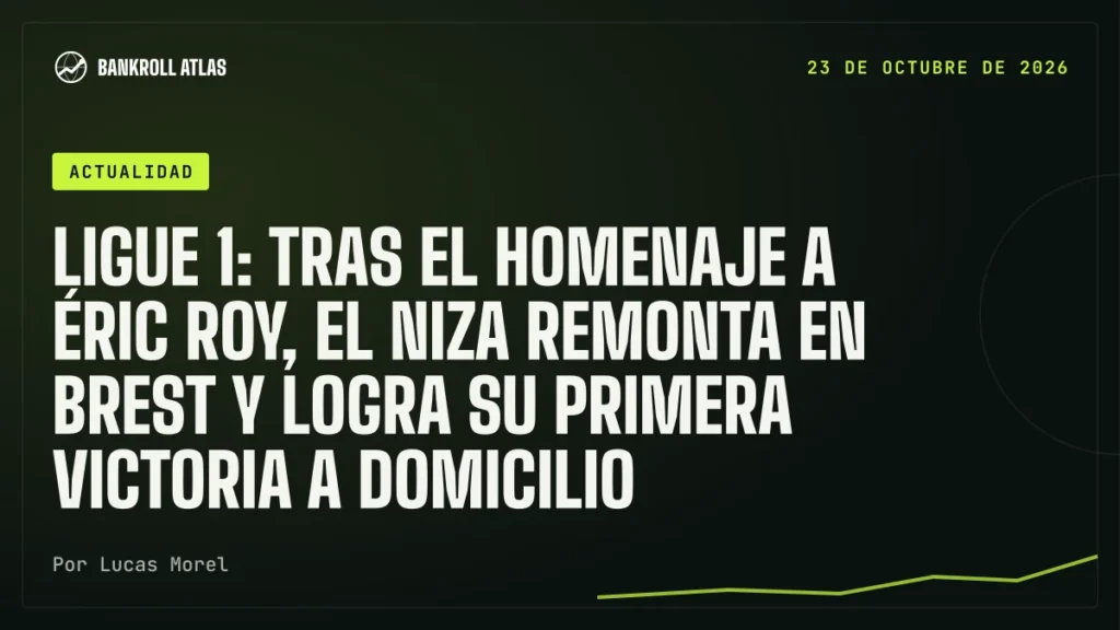 Ligue 1: tras el homenaje a Éric Roy, el Niza remonta en Brest y logra su primera victoria a domicilio