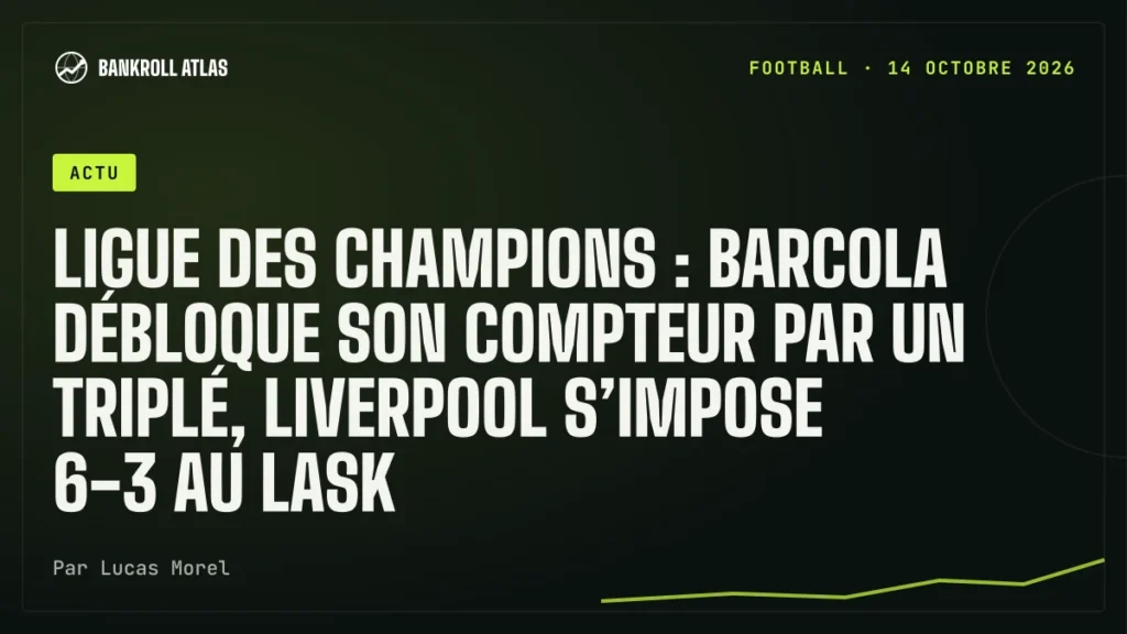 Ligue des champions : Barcola débloque son compteur par un triplé, Liverpool s’impose 6-3 au LASK