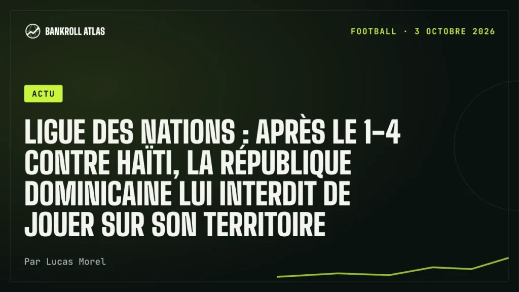 Ligue des nations : après le 1-4 contre Haïti, la République dominicaine lui interdit de jouer sur son territoire