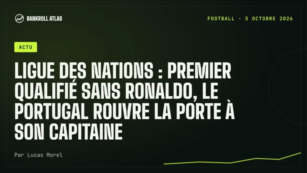 Ligue des nations : premier qualifié sans Ronaldo, le Portugal rouvre la porte à son capitaine