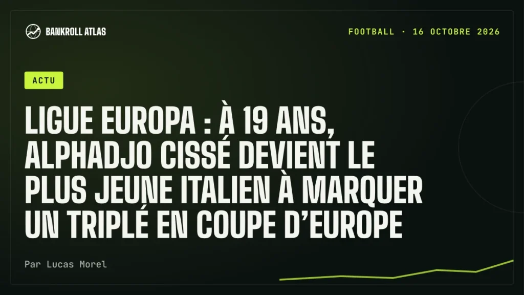 Ligue Europa : à 19 ans, Alphadjo Cissé devient le plus jeune Italien à marquer un triplé en Coupe d’Europe