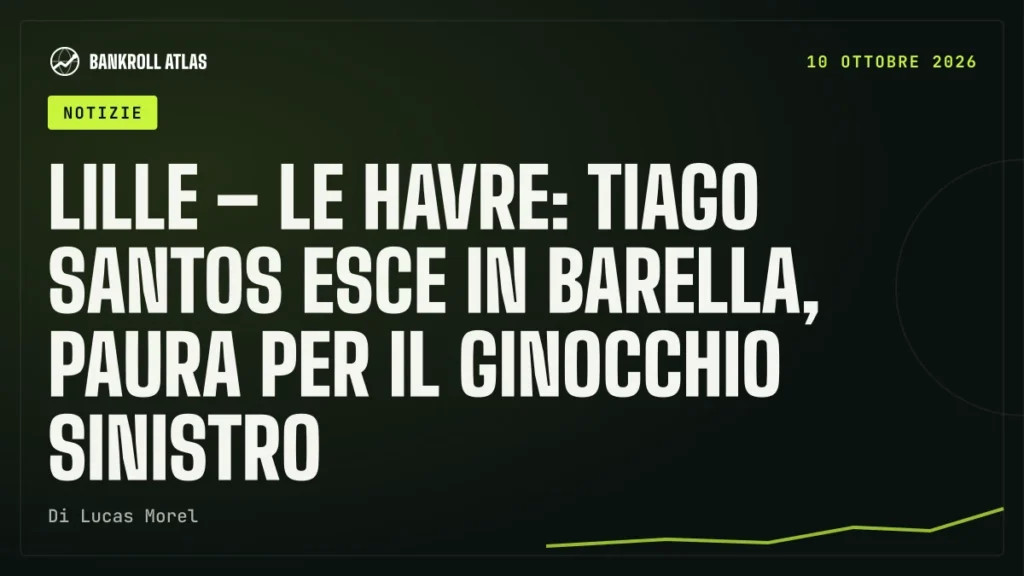 Lille – Le Havre: Tiago Santos esce in barella, paura per il ginocchio sinistro