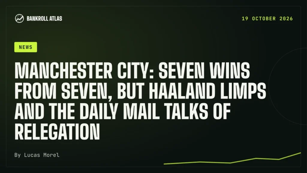 Manchester City: seven wins from seven, but Haaland limps and the Daily Mail talks of relegation