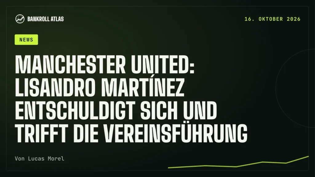 Manchester United: Lisandro Martínez entschuldigt sich und trifft die Vereinsführung