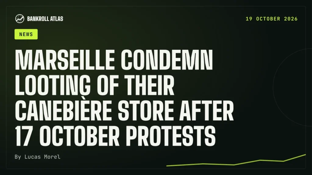 Marseille condemn looting of their Canebière store after 17 October protests