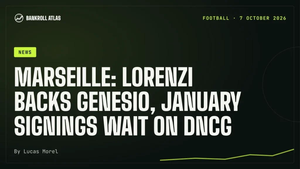 Marseille: Lorenzi backs Genesio, January signings wait on DNCG