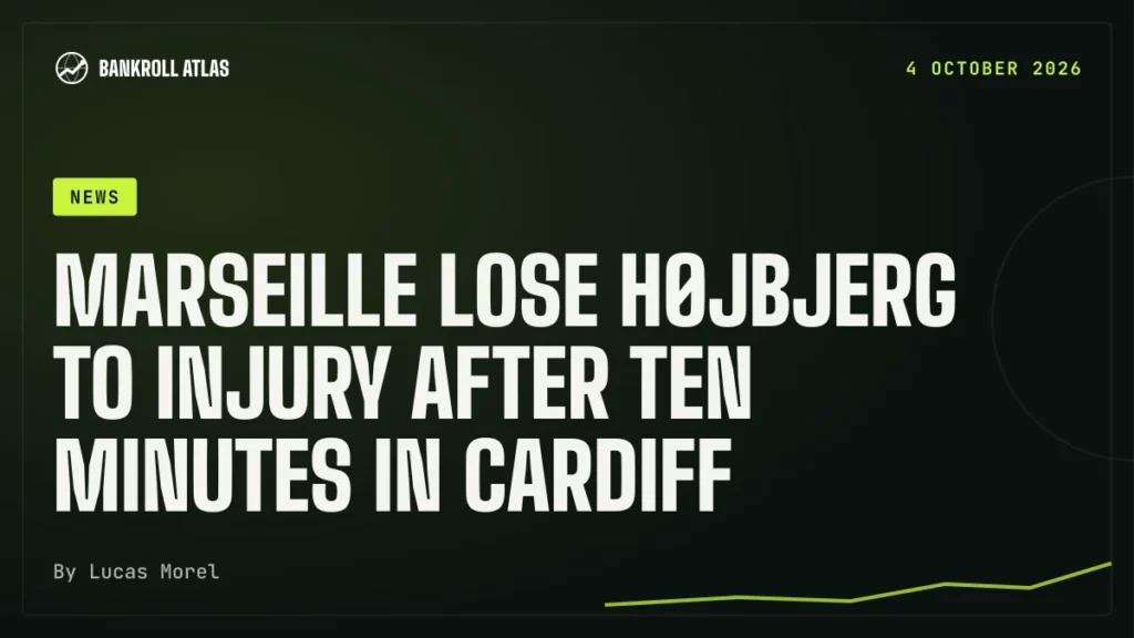 Marseille lose Højbjerg to injury after ten minutes in Cardiff
