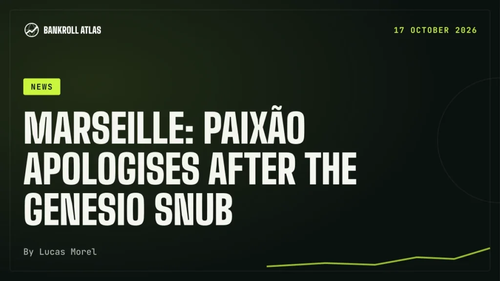 Marseille: Paixão apologises after the Genesio snub