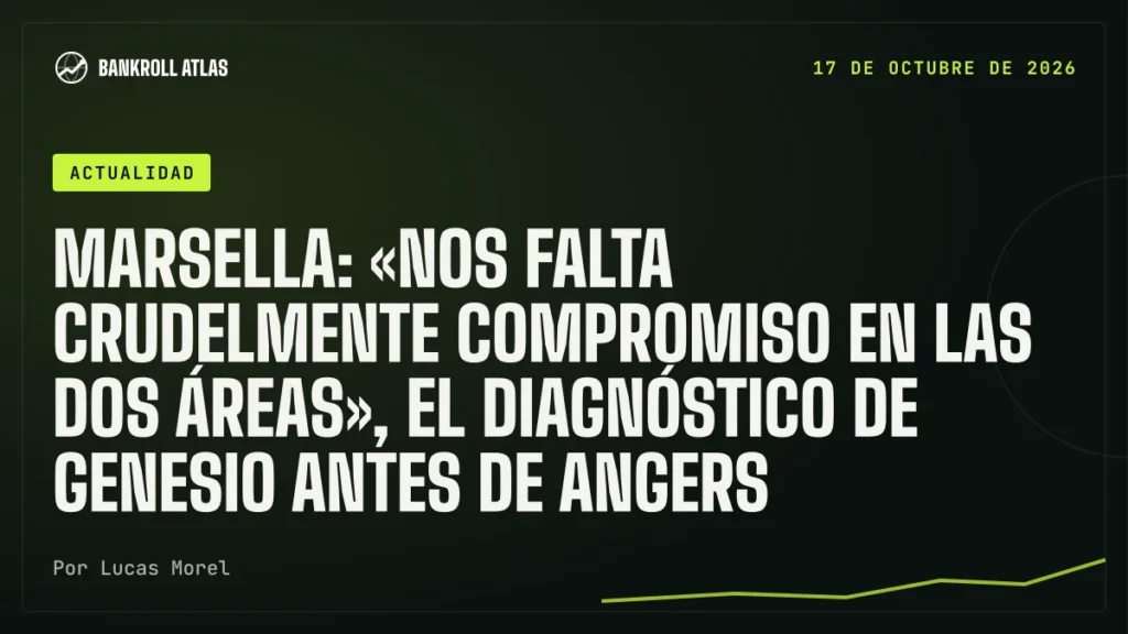 Marsella: «Nos falta crudelmente compromiso en las dos áreas», el diagnóstico de Genesio antes de Angers