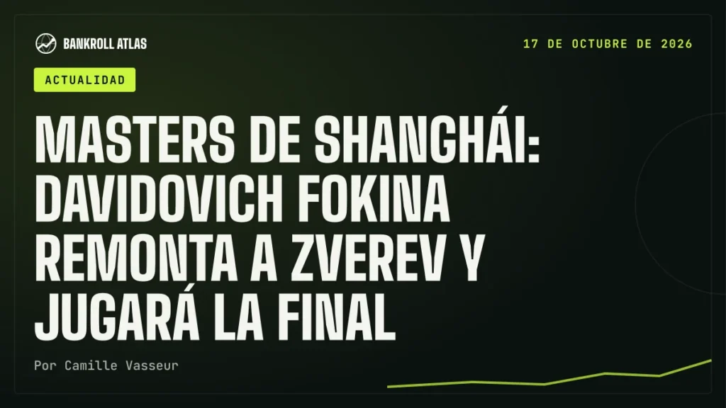 Masters de Shanghái: Davidovich Fokina remonta a Zverev y jugará la final